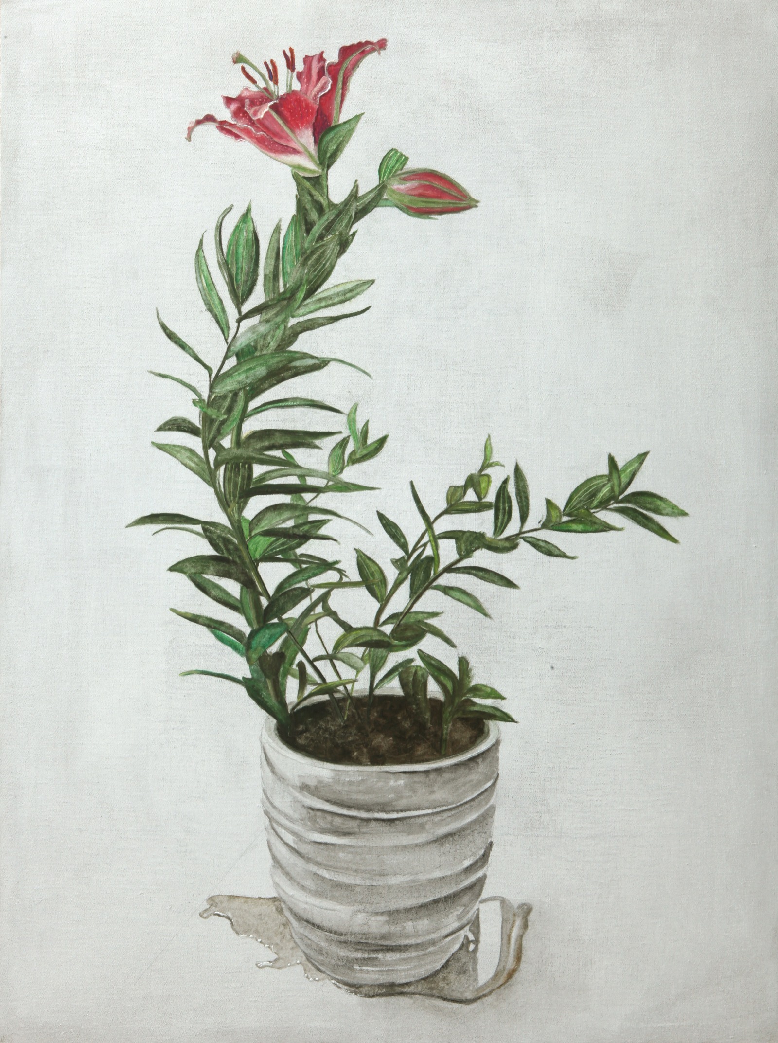 La flor decaída soy yo, óleo sobre lienzo, 130 × 155 cm